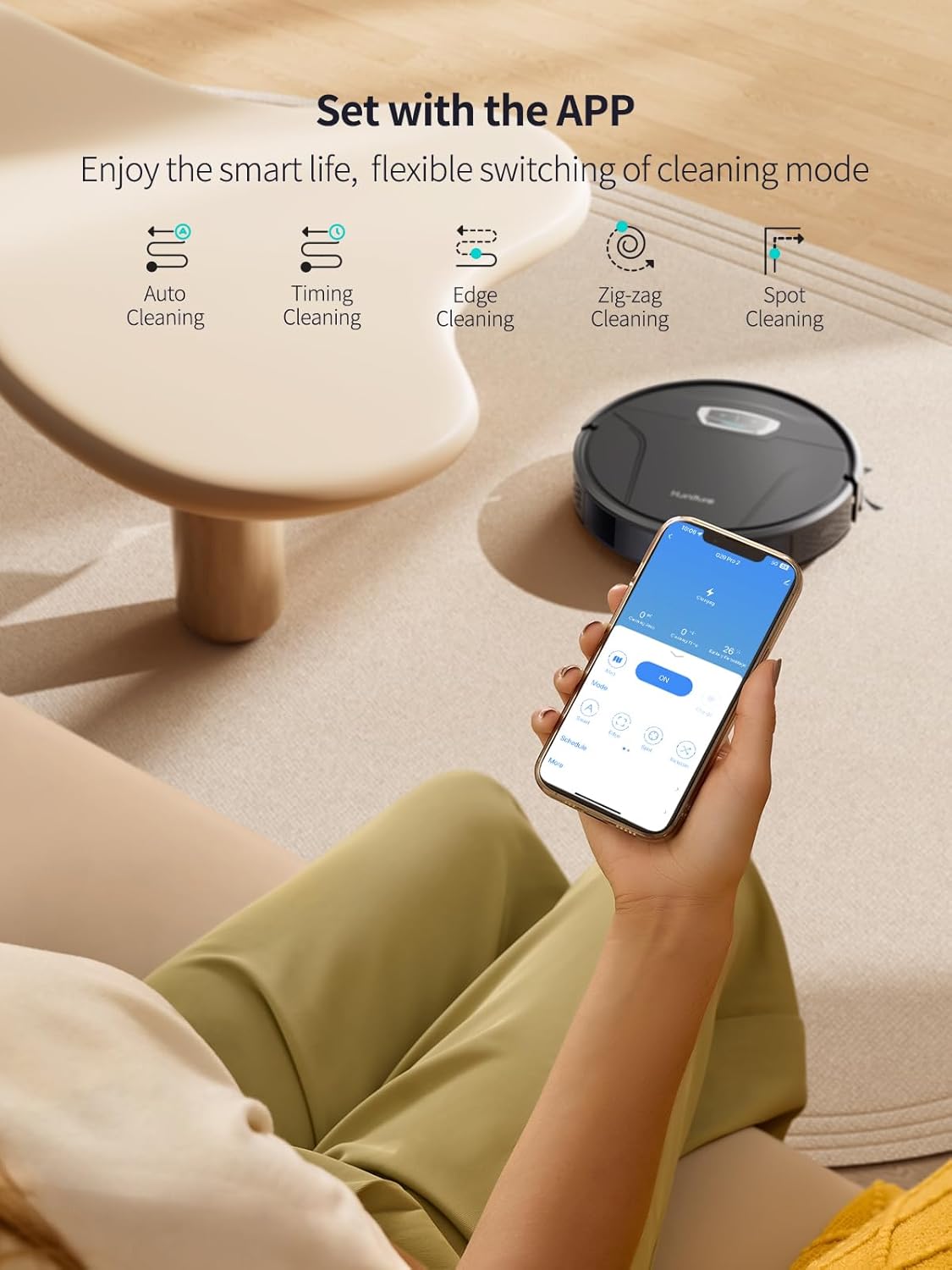 HONITURE Robot Vacuum Cleaner with Mop